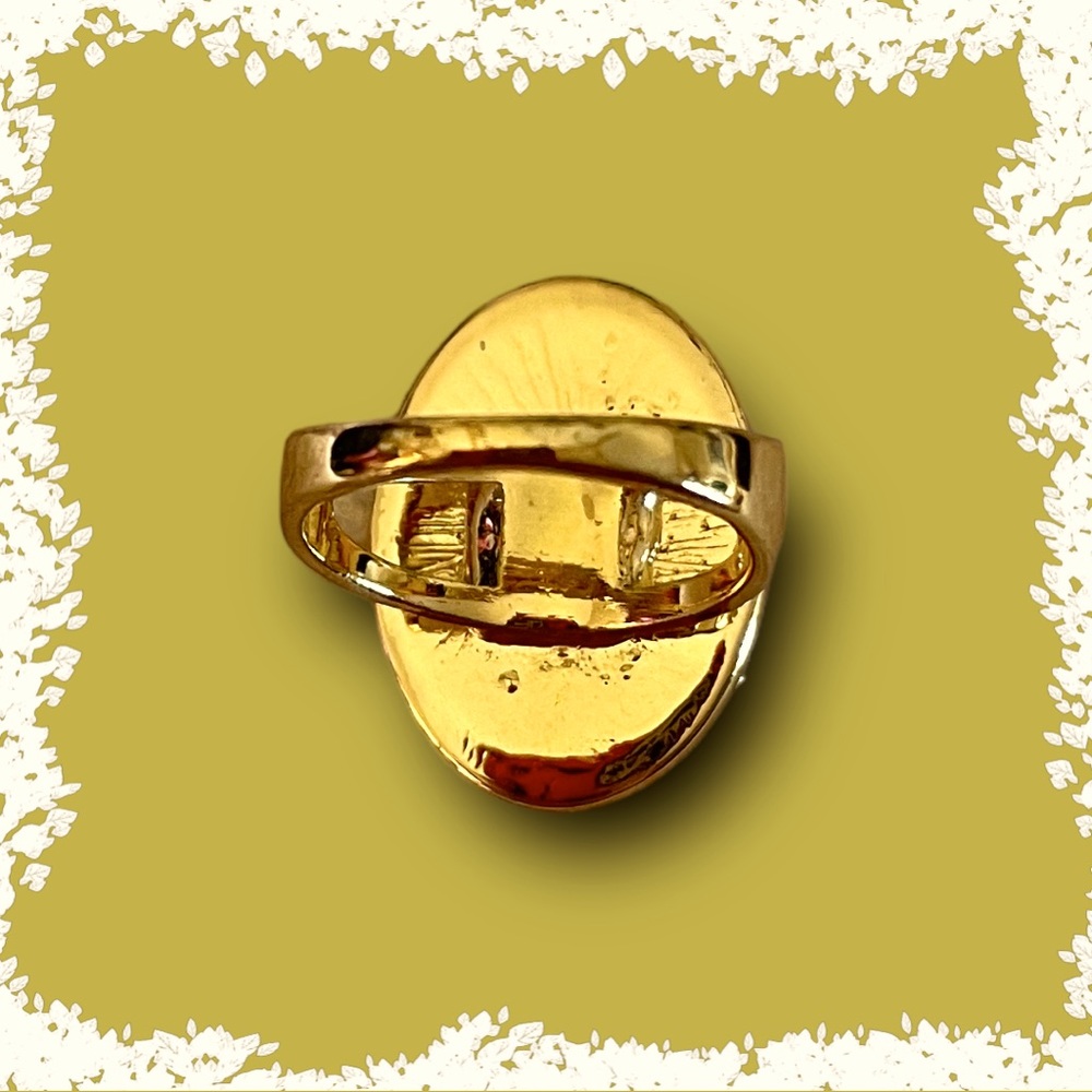 2019 Avon Summer Sorbet Statement Ring ”Opalesque” - Picture 2 of 6